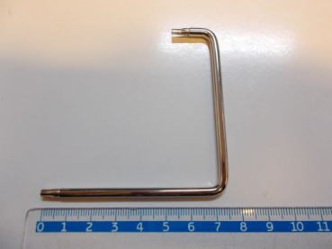 Einstellschlüssel T15 4 mm, 2 x gebogen, vernickelt, Maco